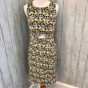 I Heart Ronson Sleeveless Dress with Cut Out N1